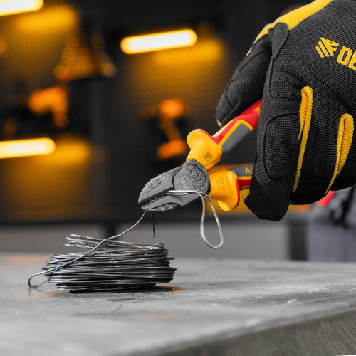 Бокорезы, диэлектрические рукоятки, до 1000 В, трехкомпонентные рукоятки, 160 мм Denzel купить в Москве с доставкой по всей России | ProtosMarket.ru