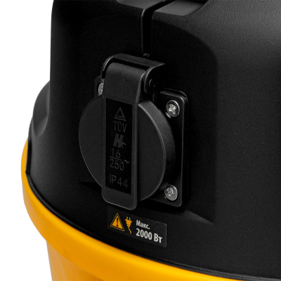 Пылесос строительный RVC20, 1400 Вт, бак 20 л, шланг 3 м, розетка с автосинхр. Denzel купить в Москве с доставкой по всей России | ProtosMarket.ru