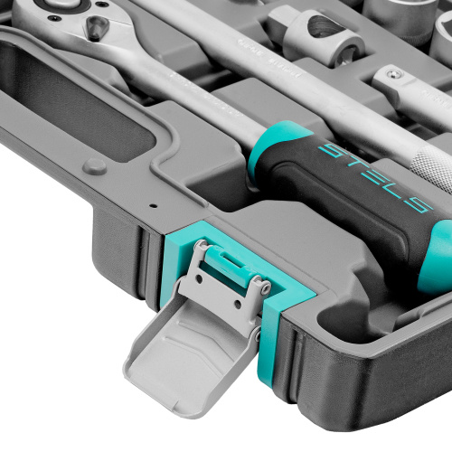 Набор инструментов, 1/2", CrV, пластиковый кейс 31 предмет Stels купить в Москве с доставкой по всей России | ProtosMarket.ru