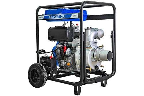 Мотопомпа дизельная TSS PDST100E (электростартер, АКБ) по ценам производителя в Санкт-Петербурге с доставкой по всей России