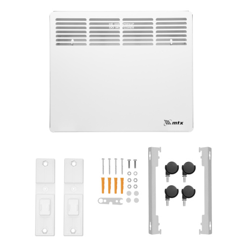 Конвектор электрический КМ-1000.1, 230 В, 1000 Вт, X-образный нагреватель, колеса, термостат MTX по ценам производителя в Санкт-Петербурге с доставкой по всей России
