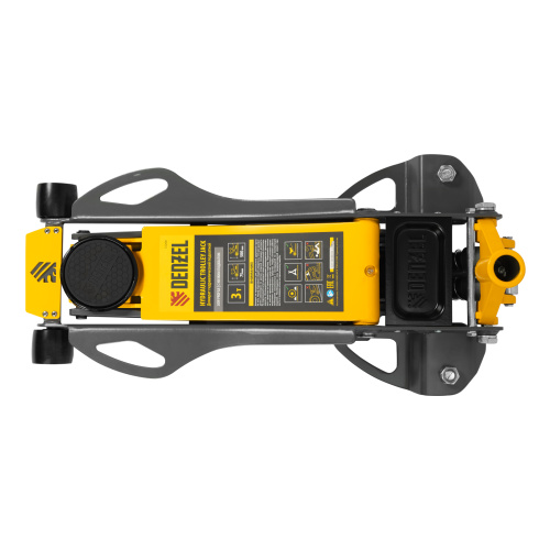 Домкрат гидравлический подкатной, 3 т, 75-500 мм, быстрый подъем, низкий подхват, проф. Denzel по ценам производителя в Санкт-Петербурге с доставкой по всей России