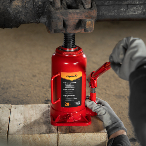 Домкрат гидравлический бутылочный, 20 т, h подъема 250-470 мм Sparta по ценам производителя в Санкт-Петербурге с доставкой по всей России