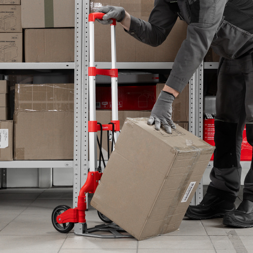 Тележка хозяйственная, складная, 2 колесная, грузоподъемность 70 кг Matrix по ценам производителя в Санкт-Петербурге с доставкой по всей России