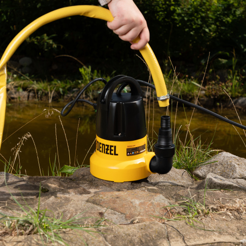 Дренажный насос DP500E, 500 Вт, подъем 7 м, 7000 л/ч Denzel по ценам производителя в Санкт-Петербурге с доставкой по всей России