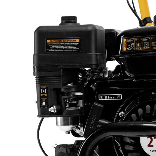 Мотоблок DPT-370X, 7 л.с, дисковое сцепление, ширина 90 см, глубина 35 см, фрез 3 х 4, ВОМ, передачи 3В/1Н Denzel по ценам производителя в Санкт-Петербурге с доставкой по всей России