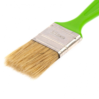 Кисть флейцевая "Евро", 35 x 8, натуральная щетина, пластиковая ручка Сибртех купить в Москве с доставкой по всей России | ProtosMarket.ru