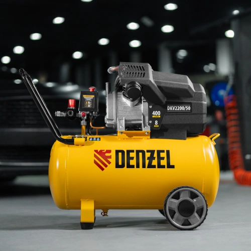 Компрессор воздушный DKV2200/50, Х-PRO 2.2 кВт, 400 л/мин, 50 л Denzel по ценам производителя в Санкт-Петербурге с доставкой по всей России