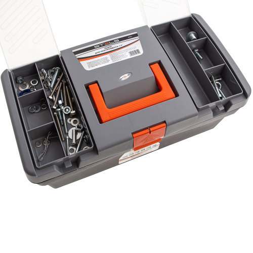 Ящик для инструмента 17", 420 х 220 х 180 мм, пластик Stels купить в Москве с доставкой по всей России | ProtosMarket.ru