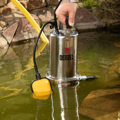 Дренажный насос DP1100X, 1100 Вт, подъем 11 м, 15500 л/ч Denzel по ценам производителя в Санкт-Петербурге с доставкой по всей России