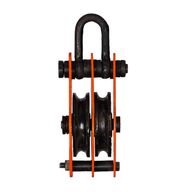 Блок шкивовый двухрольный с проушиной 1 т, D каната 6 - 7 мм, СибТаль купить в Москве с доставкой по всей России | ProtosMarket.ru