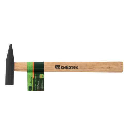 Молоток слесарный 300 г, квадратный боек, деревянная рукоятка Сибртех купить в Москве с доставкой по всей России | ProtosMarket.ru