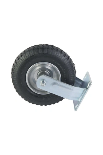 Колесо пневматическое резиновое 210 мм PRF 80 неповоротное на кронштейне по ценам производителя в Санкт-Петербурге с доставкой по всей России
