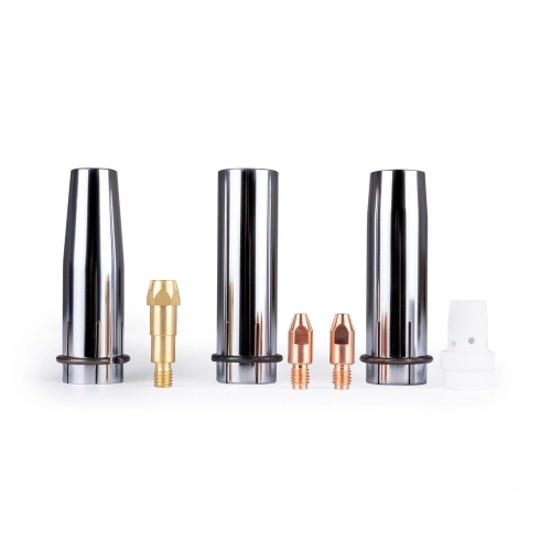 FoxWeld Набор комплектующих MIG-40 (2 наконечника, 3 сопла, 1 держ. након., 1 диффузор газ., пр-во FoxWeld/КНР) по ценам производителя в Санкт-Петербурге с доставкой по всей России