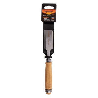 Долото-стамеска 30 мм, деревянная рукоятка Sparta по ценам производителя в Санкт-Петербурге с доставкой по всей России