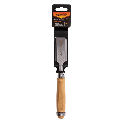 Долото-стамеска 30 мм, деревянная рукоятка Sparta по ценам производителя в Санкт-Петербурге с доставкой по всей России