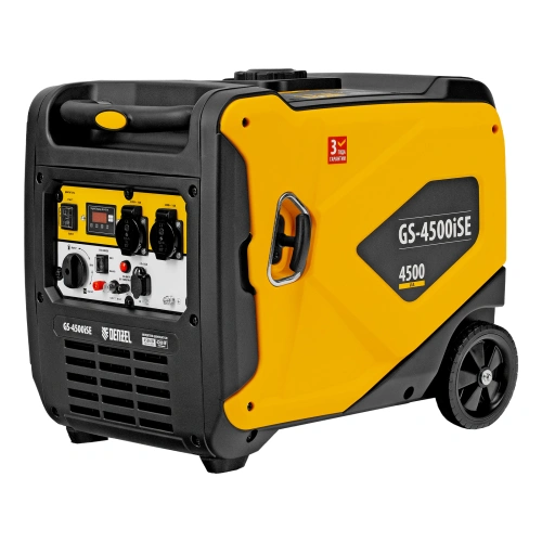 Генератор инверторный GS-4500iSE, 4,5 кВт, 230 В, закрытый корпус, электростартер Denzel по ценам производителя в Санкт-Петербурге с доставкой по всей России