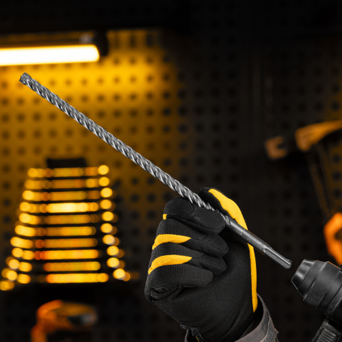 Бур по бетону, цельная крестовая пластина, 10x315 мм, SDS PLUS Denzel по ценам производителя в Санкт-Петербурге с доставкой по всей России