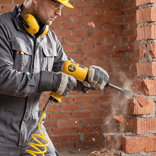 Пневматический молоток НР4500 + набор насадок, 113 л/мин, 4500 уд/мин Denzel по ценам производителя в Санкт-Петербурге с доставкой по всей России