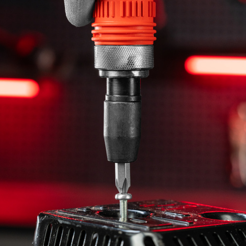 Отвертка ударно-поворотная 1/2, набор бит, 6 шт, обрезиненная ручка, пластиковый бокс Matrix купить в Москве с доставкой по всей России | ProtosMarket.ru