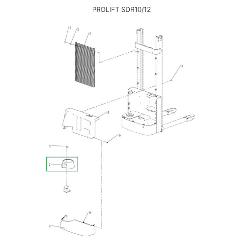 Кожух ручки управления для штабелеров SDR-S по ценам производителя в Санкт-Петербурге с доставкой по всей России