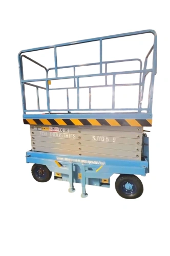 Подъемник ножничный самоходный аккумуляторный 500 кг, 12/14 м, 48/85 В/Ач TOR SJY-0,5-12DC по ценам производителя в Санкт-Петербурге с доставкой по всей России