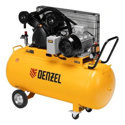 Компрессор воздушный рем. привод BCV 5500-T/200, 5,5 кВт, 200 литров, 850 л/мин Denzel по ценам производителя в Санкт-Петербурге с доставкой по всей России