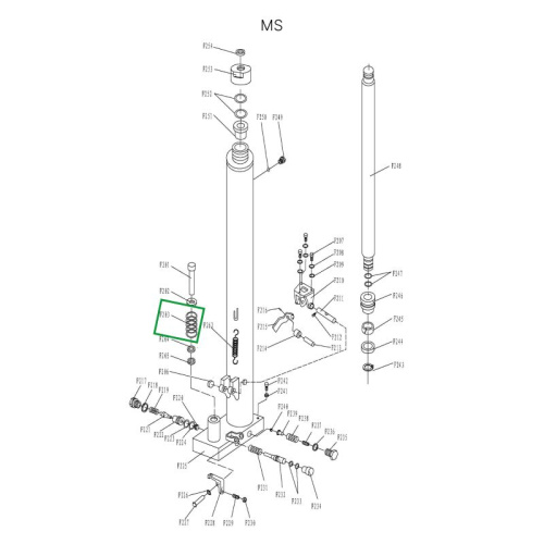 Пружина возвратная малого цилиндра гидроузла для MS по ценам производителя в Санкт-Петербурге с доставкой по всей России