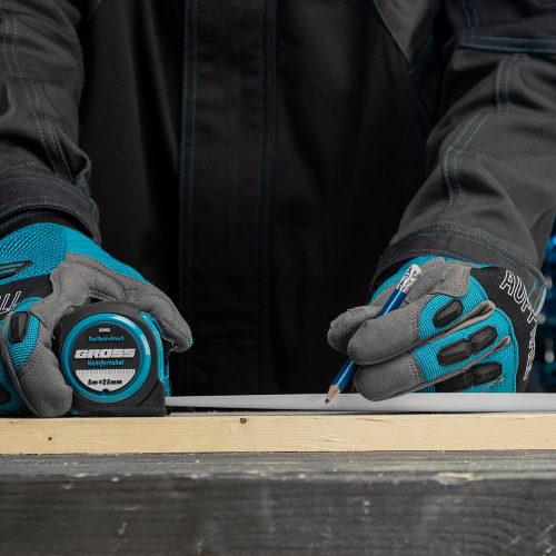 Рулетка Komfortabel 5 м х 25 мм,обрезиненный корпус Gross по ценам производителя в Санкт-Петербурге с доставкой по всей России