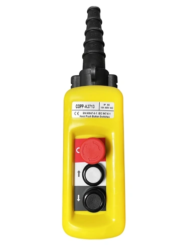 Пульт управления 2 кнопки, 1 скорость, стоп, IP55 A2713 по ценам производителя в Санкт-Петербурге с доставкой по всей России