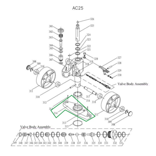 Опорная площадка гидроузла гидравлических тележек DF25 по ценам производителя в Санкт-Петербурге с доставкой по всей России