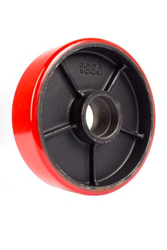 Колесо полиуретановое 180х50 мм без подшипника для тележек гидравлических BF/DF-III/RHP/AC/DF/CW2 по ценам производителя в Санкт-Петербурге с доставкой по всей России