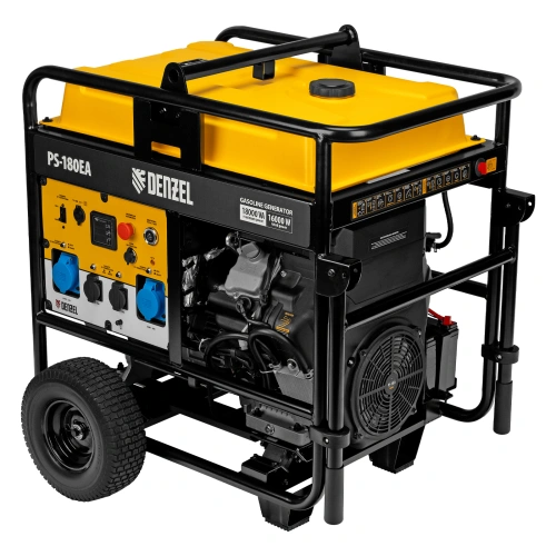 Генератор бензиновый PS-180EA, 18 кВт,230 В, 65л, разъём ATS,эл.старт Denzel по ценам производителя в Санкт-Петербурге с доставкой по всей России