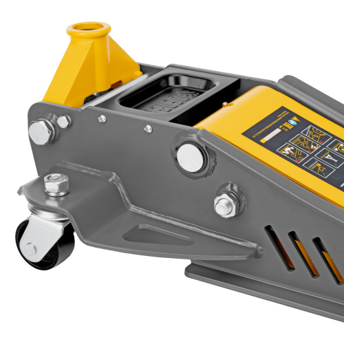 Домкрат гидравлический подкатной, 3,8 т, 110-580 мм, быстрый подъем, низкий подхват, проф. Denzel по ценам производителя в Санкт-Петербурге с доставкой по всей России