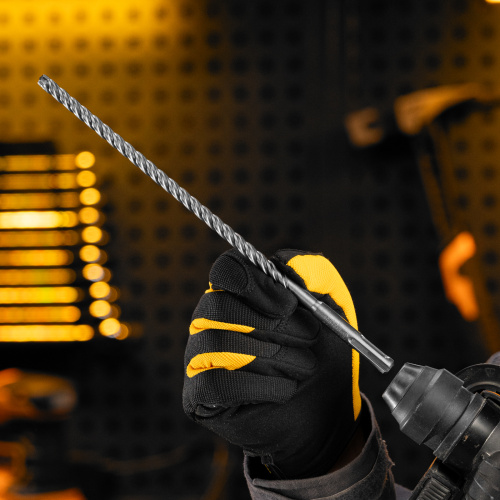 Бур по бетону, цельная крестовая пластина, 8x265 мм, SDS PLUS Denzel по ценам производителя в Санкт-Петербурге с доставкой по всей России