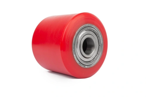 Колесо полиуретан 80х70 мм с подшипником для тележек и платформ BF/DF-III/RHP/AC/DF/CW2/PWH/CRA/CRO по ценам производителя в Санкт-Петербурге с доставкой по всей России