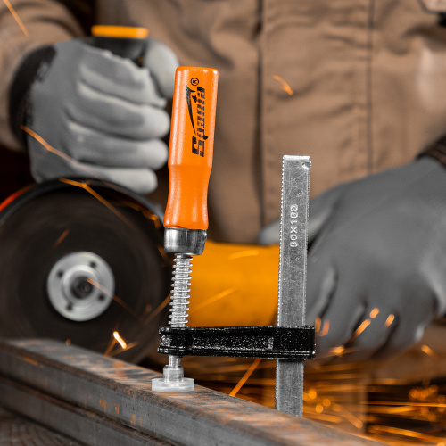 Струбцина F-образная, 150 х 50 мм Sparta по ценам производителя в Санкт-Петербурге с доставкой по всей России