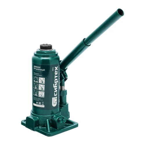 Домкрат гидравлический бутылочный, 5 т, 180-340 мм, в пласт. кейсе Сибртех по ценам производителя в Санкт-Петербурге с доставкой по всей России