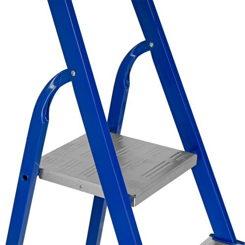 Стремянка, 8 ступеней, стальной профиль, алюминиевые ступени Сибртех купить в Москве с доставкой по всей России | ProtosMarket.ru