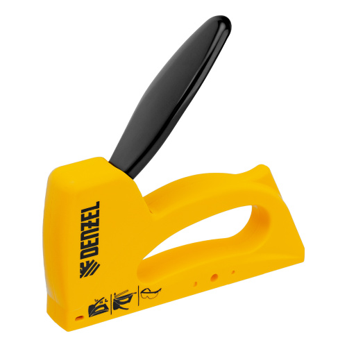 Степлер пластиковый, скобы в комплекте, тип 53, 6-10 мм Denzel купить в Москве с доставкой по всей России | ProtosMarket.ru