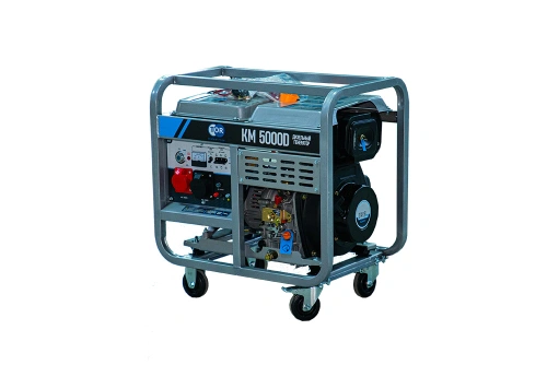 Генератор дизельный 5,0 кВт 380В/1,6 кВт 220В 15 л с электростартером TOR KM5000D по ценам производителя в Санкт-Петербурге с доставкой по всей России