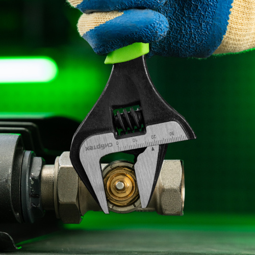 Ключ разводной, 200 мм, тонкие губки, фосфатированый Сибртех купить в Москве с доставкой по всей России | ProtosMarket.ru