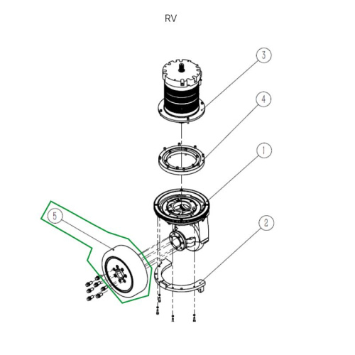 Ведущее колесо ричтрака RV, 343х120 мм, PU по ценам производителя в Санкт-Петербурге с доставкой по всей России