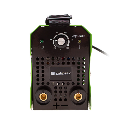Инверторный аппарат дуговой сварки ИДС-170K, 170 А, ПВ 80%, диаметр электрода 1,6-3,2 мм Сибртех по ценам производителя в Санкт-Петербурге с доставкой по всей России