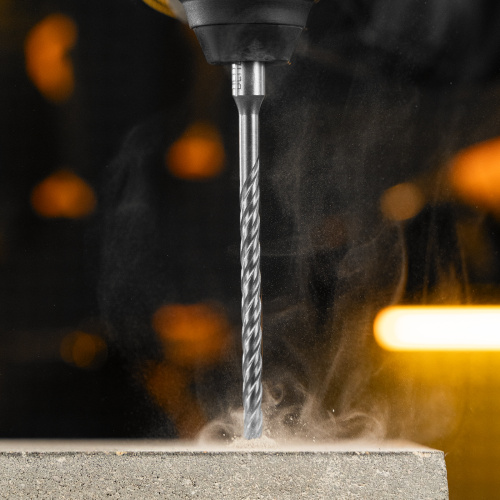 Бур по бетону, цельная крестовая пластина, 6x165 мм, SDS PLUS Denzel по ценам производителя в Санкт-Петербурге с доставкой по всей России