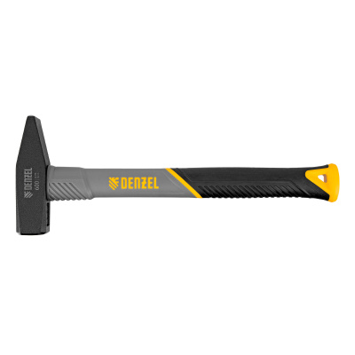 Молоток слесарный, 600 г, кованый, фибергласовая рукоятка c TPR покрытием Denzel купить в Москве с доставкой по всей России | ProtosMarket.ru