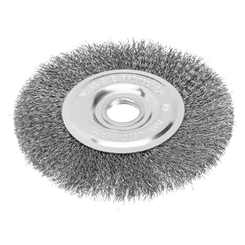 Щетка для УШМ, 150 мм, посадка 22.2 мм, плоская, витая проволока Сибртех по ценам производителя в Санкт-Петербурге с доставкой по всей России