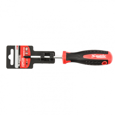 Отвертка Profi, PZ1 x 75 мм, S2, двухкомпонентная рукоятка Matrix по ценам производителя в Санкт-Петербурге с доставкой по всей России