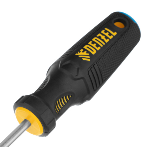 Отвертка SL5x150 мм, CrV, трехкомпонентная рукоятка Denzel по ценам производителя в Санкт-Петербурге с доставкой по всей России