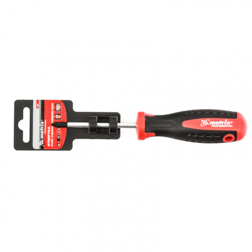 Отвертка Profi, PZ1 x 75 мм, S2, двухкомпонентная рукоятка Matrix по ценам производителя в Санкт-Петербурге с доставкой по всей России